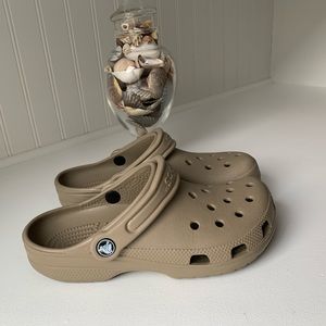 Tan Crocs
